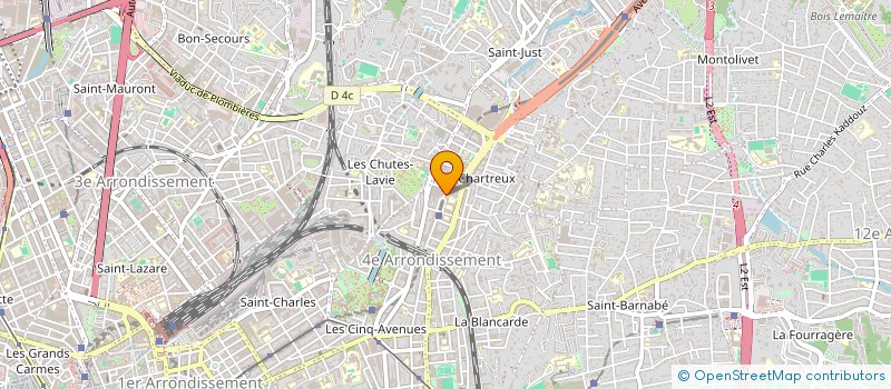 localisation de l'entreprise LE J & LE F à MARSEILLE