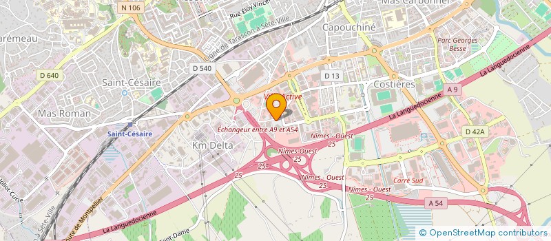 localisation de l'entreprise LE JACKSON  NIMES