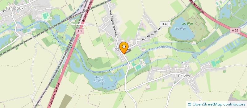 localisation de l'entreprise LE JACKY COUNTRY CLUB  RUX