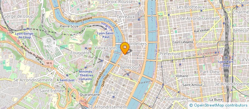 localisation de l'entreprise LE JACOBIN à LYON