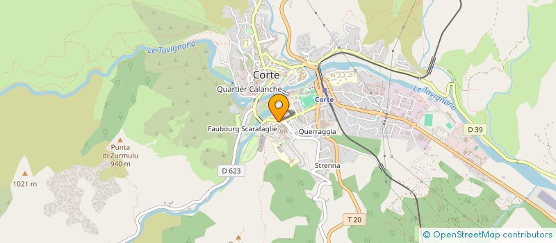 localisation de l'entreprise LE JADE à CORTE