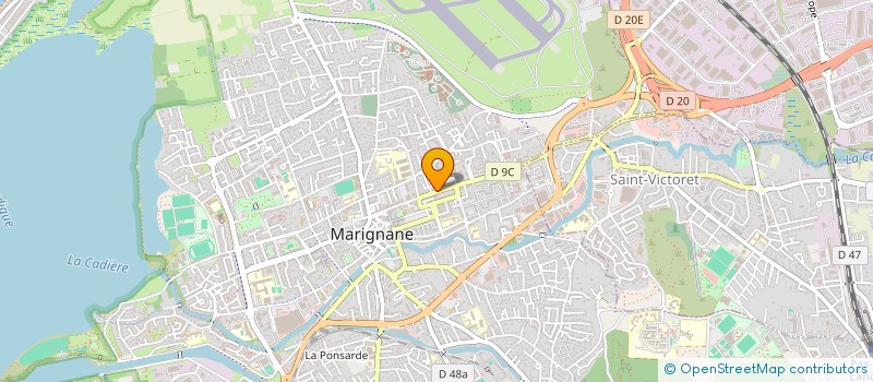 localisation de l'entreprise LE JADE  MARIGNANE