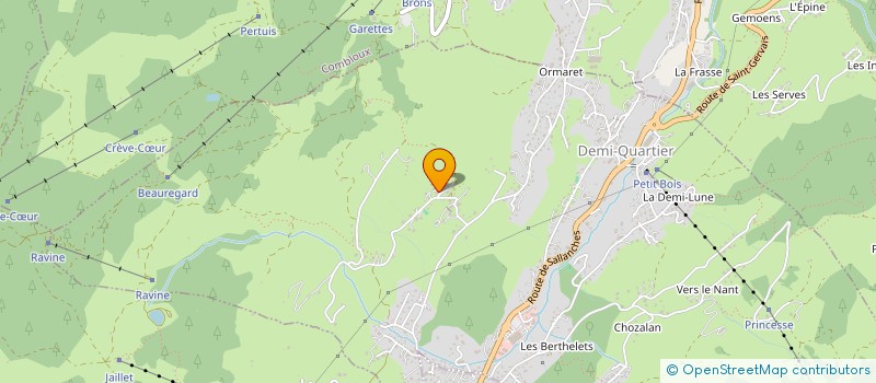 localisation de l'entreprise LE JAILLET BLANC  DEMI-QUARTIER