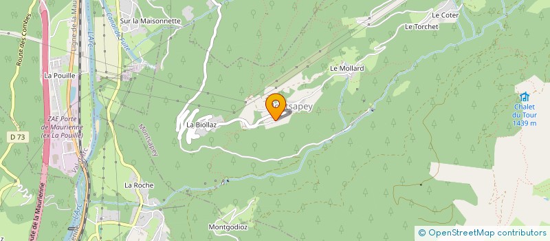 localisation de l'entreprise LE JALABRE  MONTSAPEY
