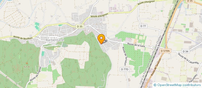 localisation de l'entreprise LE JAMES  BARBENTANE