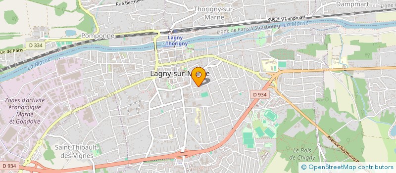 localisation de l'entreprise LE JANDRI  LAGNY-SUR-MARNE