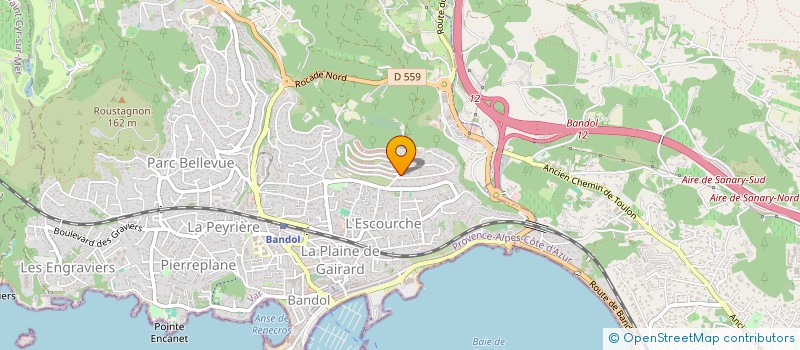 localisation de l'entreprise LE JANPAT à BANDOL