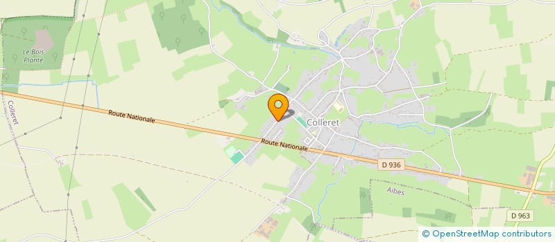 localisation de l'entreprise LE JARDECO  COLLERET