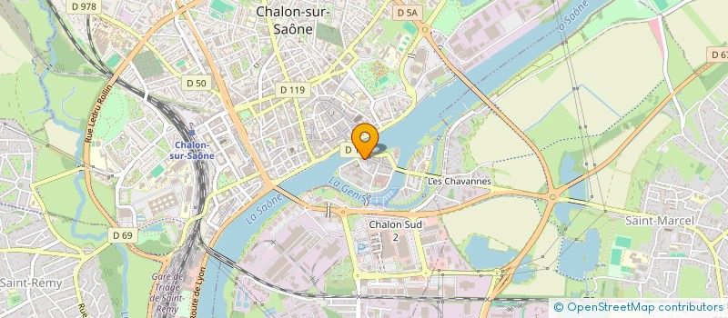localisation de l'entreprise LE JARDIN à CHALON-SUR-SAONE