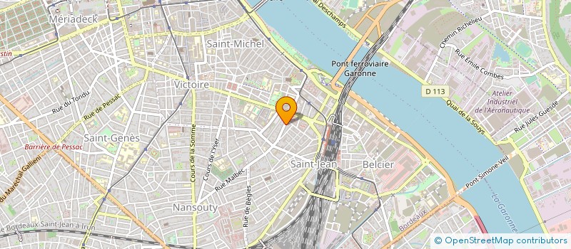 localisation de l'entreprise LE JARDIN à BORDEAUX