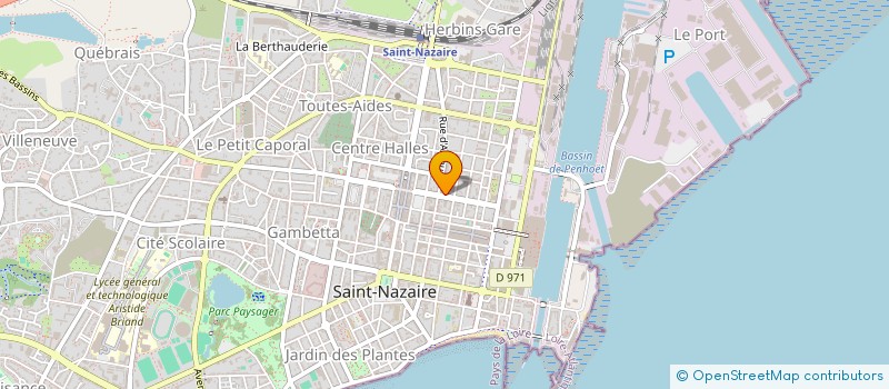 localisation de l'entreprise LE JARDIN  SAINT-NAZAIRE