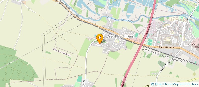 localisation de l'entreprise LE JARDIN à DREUIL-LES-AMIENS