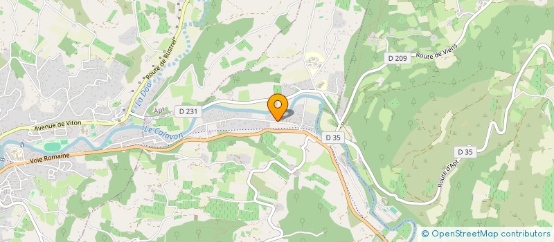 localisation de l'entreprise LE JARDIN  SAIGNON