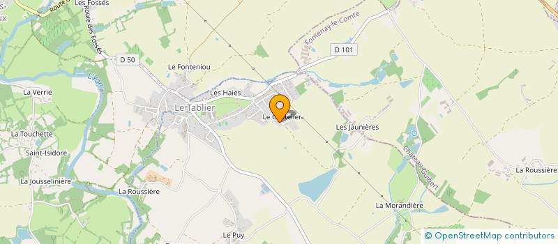 localisation de l'entreprise LE JARDIN A HISTOIRES  LE TABLIER