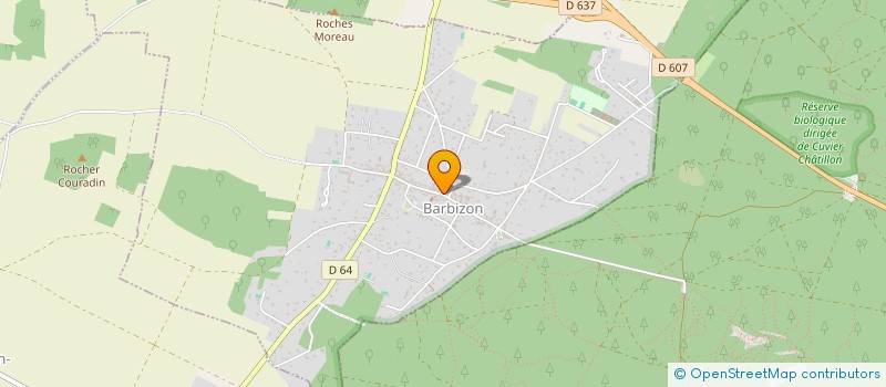 localisation de l'entreprise LE JARDIN ATELIER  ARBONNE-LA-FORET