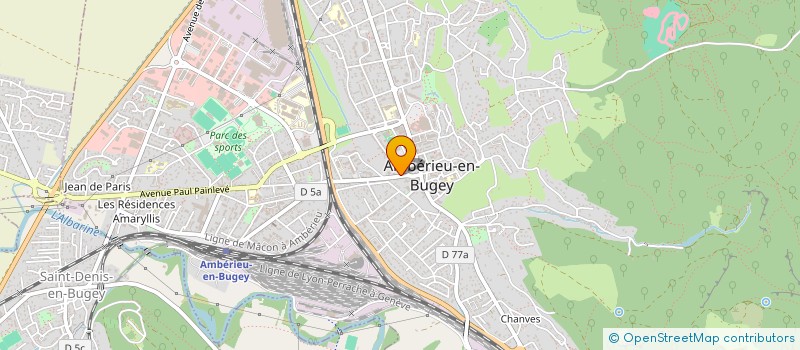 localisation de l'entreprise LE JARDIN AUX CREPES à AMBERIEU-EN-BUGEY