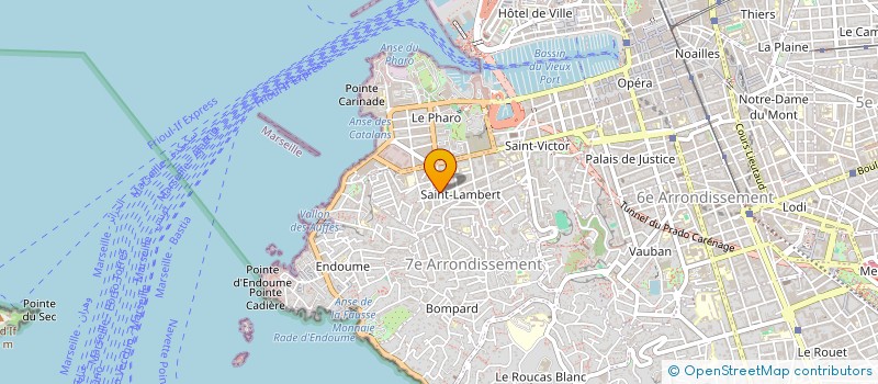 localisation de l'entreprise LE JARDIN BIO à MARSEILLE