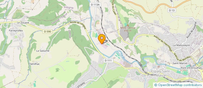 localisation de l'entreprise LE JARDIN BIO D'ALEX  ESPALY-SAINT-MARCEL