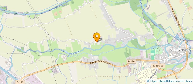 localisation de l'entreprise LE JARDIN BOSSELE  SAINT-VENANT