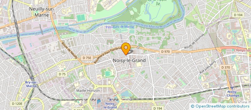 localisation de l'entreprise LE JARDIN CANIN à NOISY-LE-GRAND