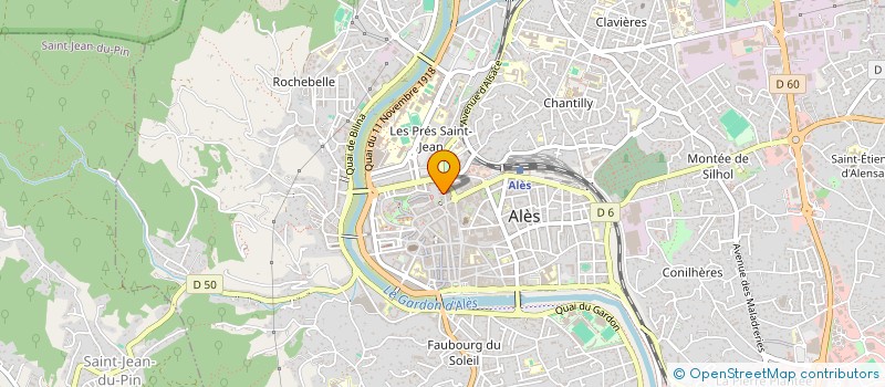 localisation de l'entreprise LE JARDIN CEVENOL à ALES