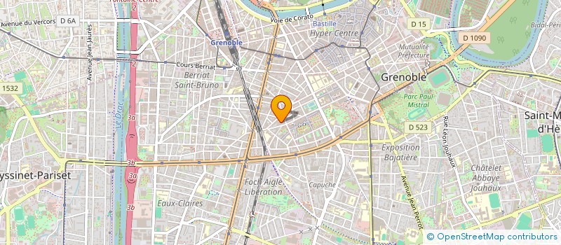 localisation de l'entreprise LE JARDIN COLLECTIF  GRENOBLE