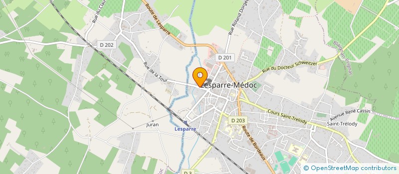 localisation de l'entreprise LE JARDIN COQUELICOT à LESPARRE-MEDOC