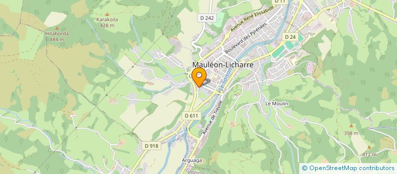 localisation de l'entreprise LE JARDIN D'AGERRIA  MAULEON-LICHARRE