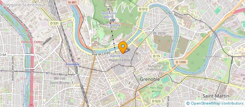 localisation de l'entreprise LE JARDIN D'AGIER à GRENOBLE