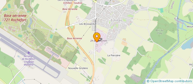 localisation de l'entreprise LE JARDIN D'AIDEN  ECHILLAIS