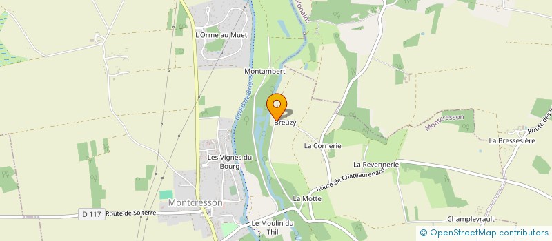 localisation de l'entreprise LE JARDIN D'AIMEE  MONTCRESSON