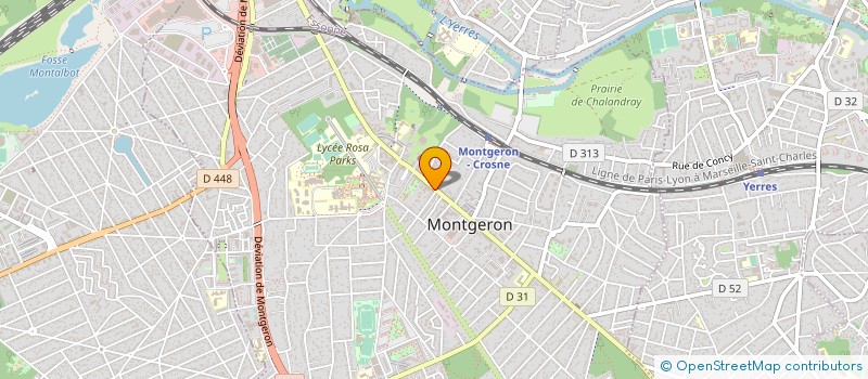 localisation de l'entreprise LE JARDIN D'ALADIN à MONTGERON