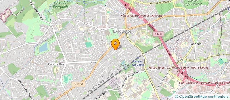 localisation de l'entreprise LE JARDIN D'ALEXANDRA à PESSAC