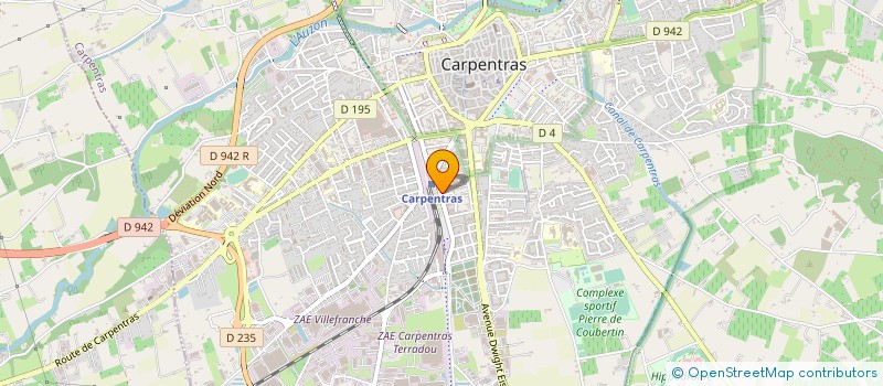 localisation de l'entreprise LE JARDIN D'ALICE à CARPENTRAS
