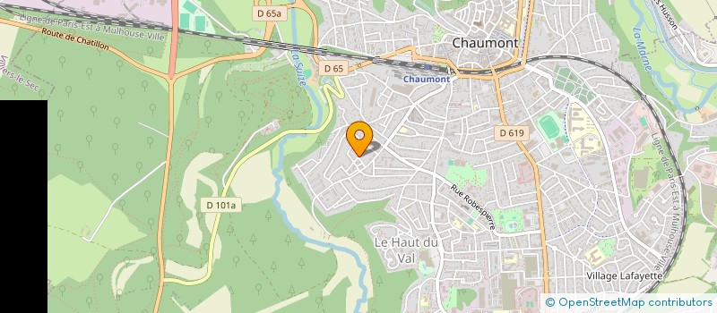 localisation de l'entreprise LE JARDIN D'ALOIS  CHAUMONT