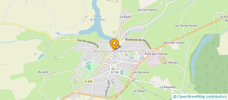 localisation de l'entreprise LE JARDIN D'ANTOINE à BOURBON-L'ARCHAMBAULT