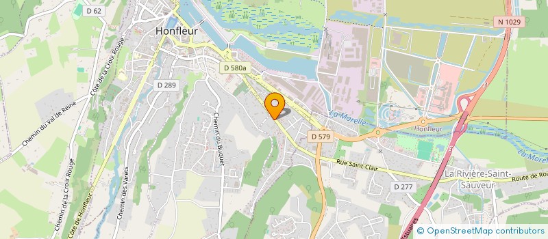 localisation de l'entreprise LE JARDIN D'ARTSEINE à HONFLEUR
