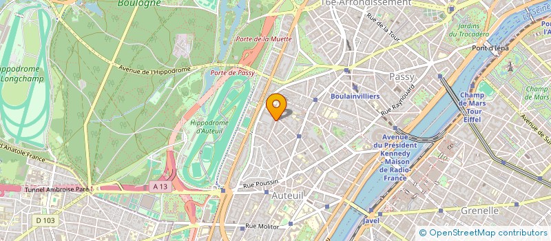 localisation de l'entreprise LE JARDIN D'AUTEUIL  PARIS