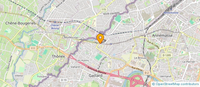 localisation de l'entreprise LE JARDIN D'AYDEN  GAILLARD