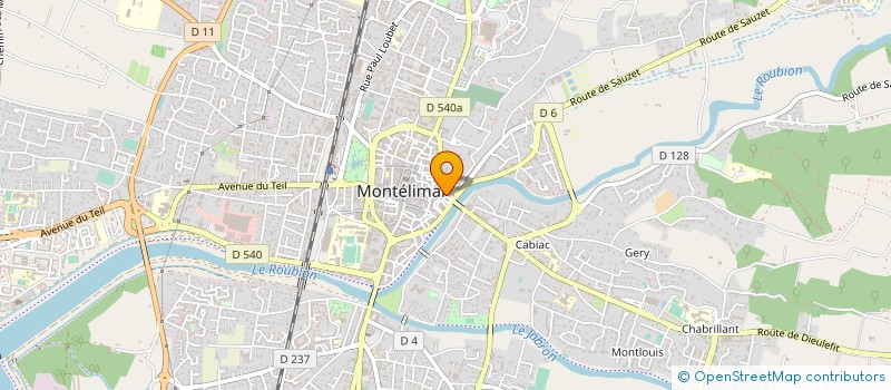 localisation de l'entreprise LE JARDIN D EDEN  MONTELIMAR