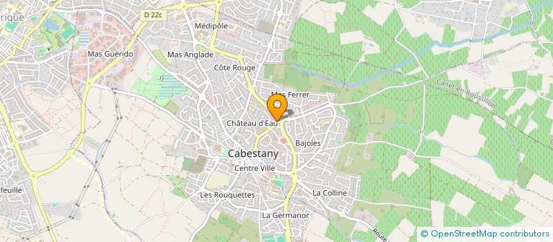 localisation de l'entreprise LE JARDIN D'EDEN  CABESTANY