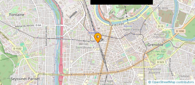 localisation de l'entreprise LE JARDIN D'EDEN à GRENOBLE