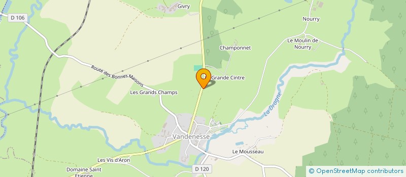 localisation de l'entreprise LE JARDIN D'ELSEE  VANDENESSE