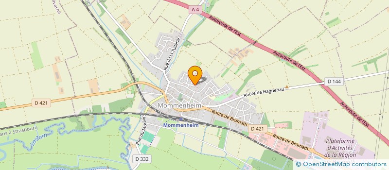 localisation de l'entreprise LE JARDIN D'EMILIE  WITTERSHEIM