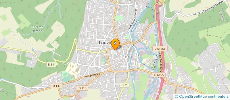 localisation de l'entreprise LE JARDIN D'ESSENCES à LOUVIERS