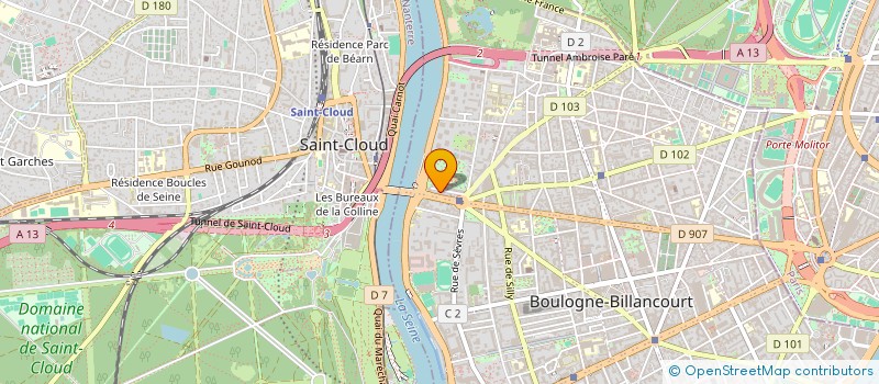 localisation de l'entreprise LE JARDIN D'ESTHER à BOULOGNE-BILLANCOURT
