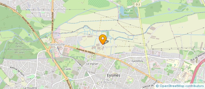 localisation de l'entreprise LE JARDIN D ETHAN à EYSINES
