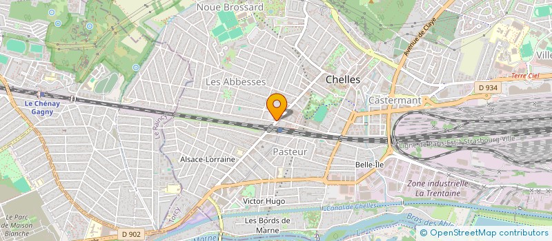 localisation de l'entreprise LE JARDIN D'EYLINE  CHELLES