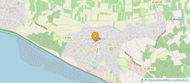 localisation de l'entreprise LE JARDIN D'HELENE  LE BOIS-PLAGE-EN-RE