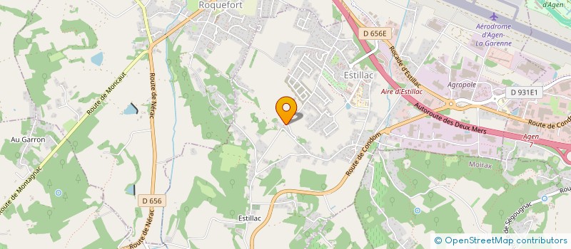 localisation de l'entreprise LE JARDIN D'HESTIA  ESTILLAC